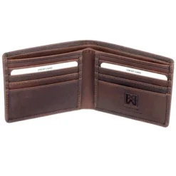 Karla Hanson CANADA WILD Men's Hunter Leather Wallet - Timber Wolf