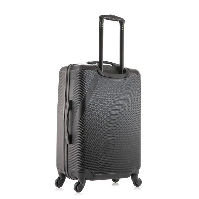 DUKAP Discovery Lightweight Hardside Medium Checked Spinner Suitcase - Image 3