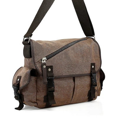 Gearonic Men Messenger School Shoulder Canvas Bag - Image 3