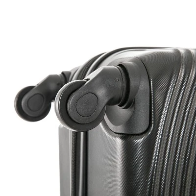 DUKAP Inception Lightweight Hardside Medium Checked Spinner Suitcase - Image 7