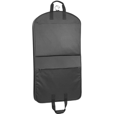 40 Deluxe Travel Garment Bag With Two Pockets-Black - Image 3