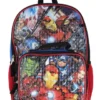 Marvel Avengers 5 Pc Kids Backpack Set Lunch Box Key Chain Pencil Case Carabiner Multicoloured