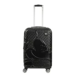FUL Disney Textured Mickey Mouse 26in Hard Sided Rolling Luggage