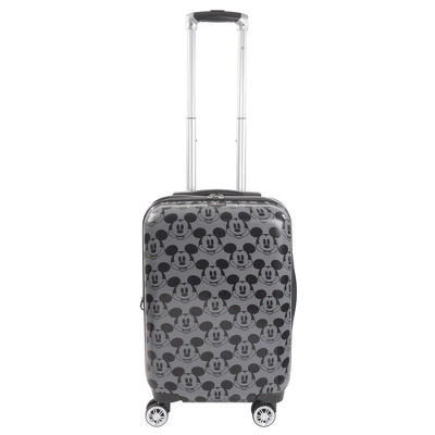 Disney Mickey Mouse All Over Print, 21 Spinner Luggage Charcoal.