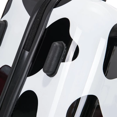 InUSA PRINTS Lightweight Hardside Medium Checked Spinner Suitcase - Cow - Image 10