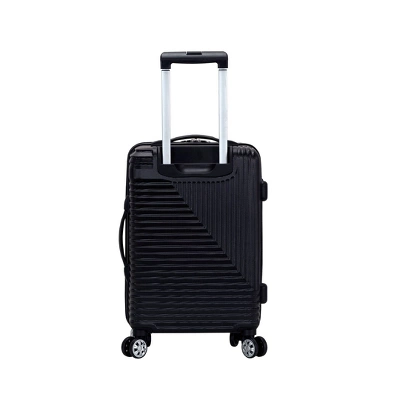 Rockland Star Trail Hardside Spinner Carry On Suitcase - Black - Image 2