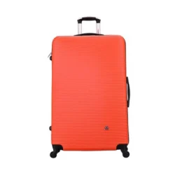 InUSA Royal Lightweight 32" Hardside Large Checked Spinner Suitcase - Orange