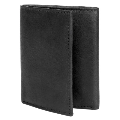 J. Buxton Dakota Three-Fold Leather Wallet With ID Window - Image 5