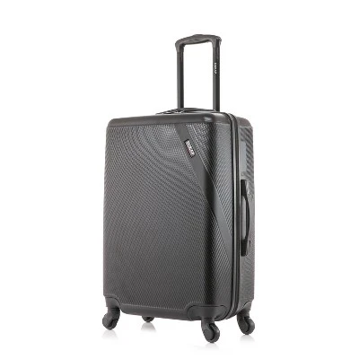 DUKAP Discovery Lightweight Hardside Medium Checked Spinner Suitcase - Image 8