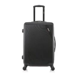 DUKAP Discovery Lightweight Hardside Medium Checked Spinner Suitcase