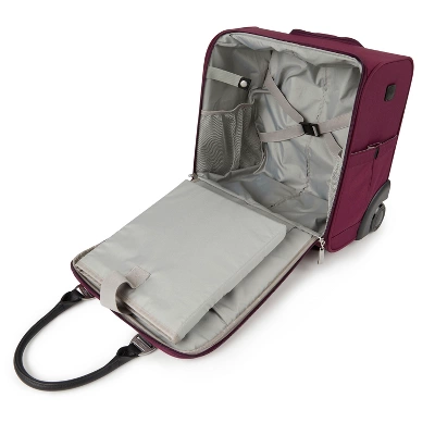 Baggallini 2 Wheel Under Seater Carry-On Rolling Luggage Tote - Image 3