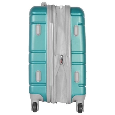Olympia Denmark 21" Expandable Carry On 4 Wheel Spinner Luggage Suitcase - Image 2
