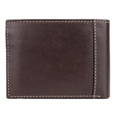 J. Buxton Sandokan Convertible Thinfold Wallet & Removable Card Case - Brown - Image 4