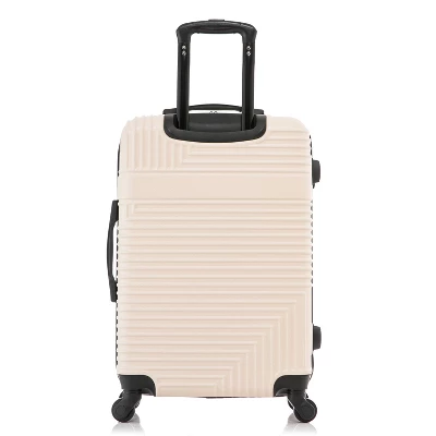 InUSA Resilience Lightweight Hardside Medium Checked Spinner Suitcase - Image 7
