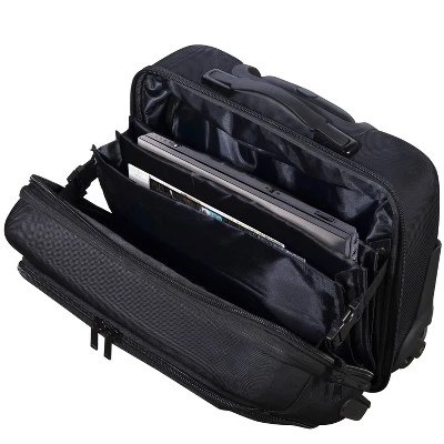 Olympia USA Elite Softside Carry On Suitcase - Black - Image 2