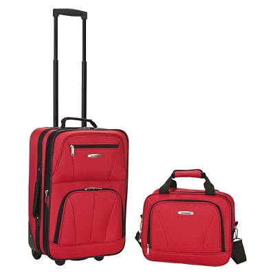 Rockland Rio 2pc Softside Carry On Luggage Set - Image 4