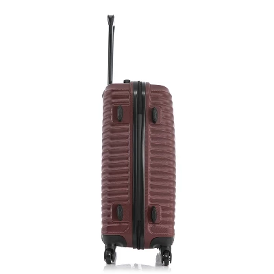 DUKAP Adly Lightweight Hardside Medium Checked Spinner Suitcase - Image 6