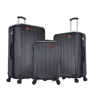 DUKAP Intely Smart 3pc Hardside Checked Luggage Set With Integrated Weight Scale And USB Port - Image 2