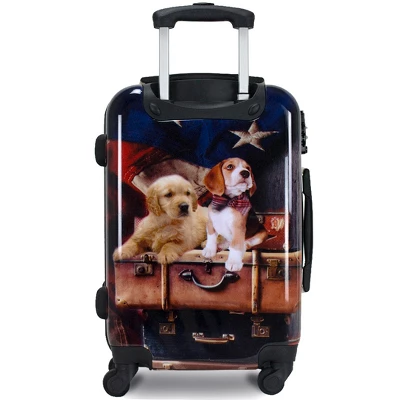 Chariot Freedom Pups 20-Inch Carry-On Hardside Expandable Spinner Luggage - Image 3